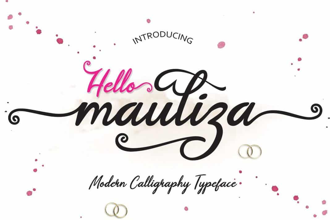 Hello Mauliza Script Font Hello Mauliza Script Font
