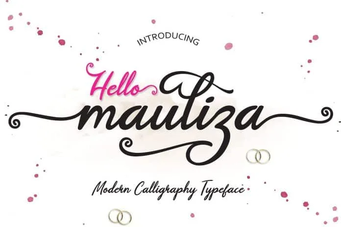 Hello Mauliza Script Font Hello Mauliza Script Font