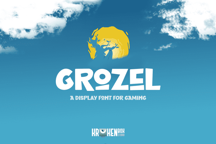 Grozel Gaming Display Font