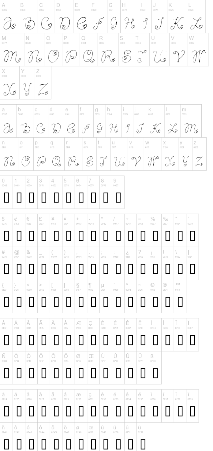 Craftopia Love Font