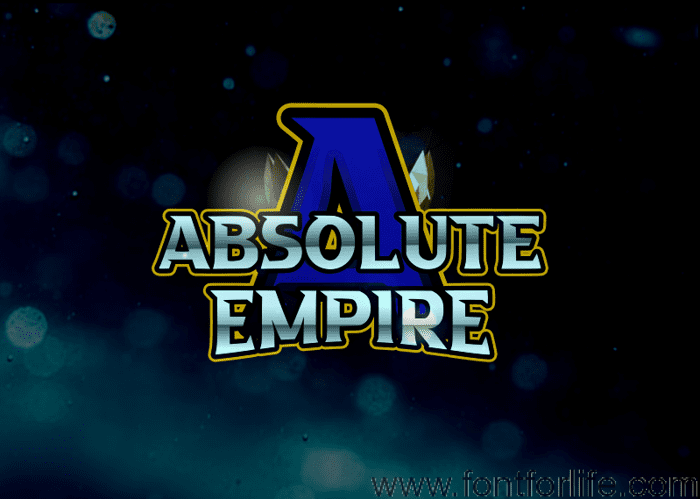 a Absolute Empire Font