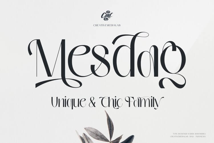 Mesdag Font