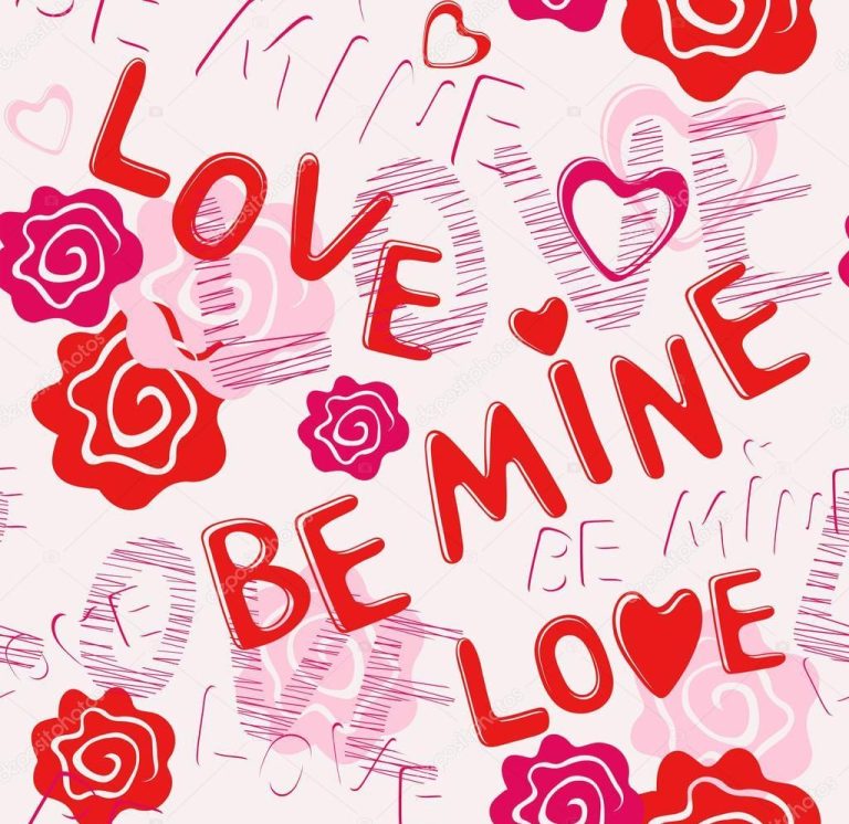 Be Mine Seamless Patterns Free Download