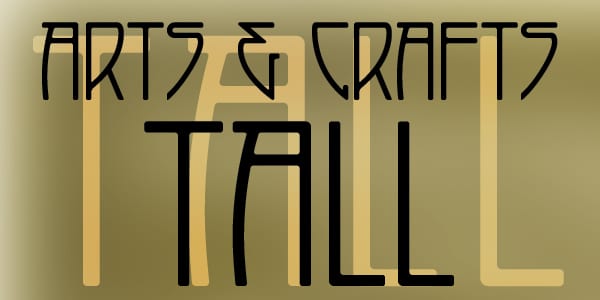 Arts and Crafts Font