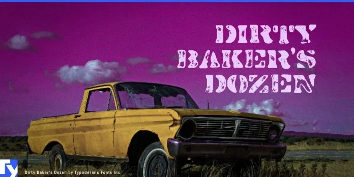 Dirty Baker's Dozen Stencils Family
