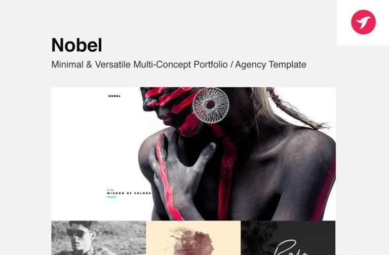 Nobel – Minimal & Versatile Multi-Concept Template