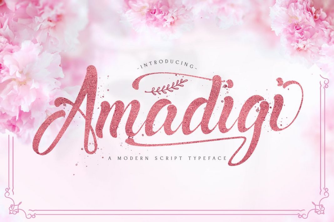 Amadigi - Modern Script Font