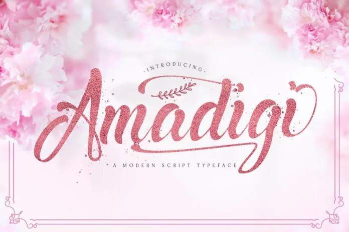 Amadigi - Modern Script Font