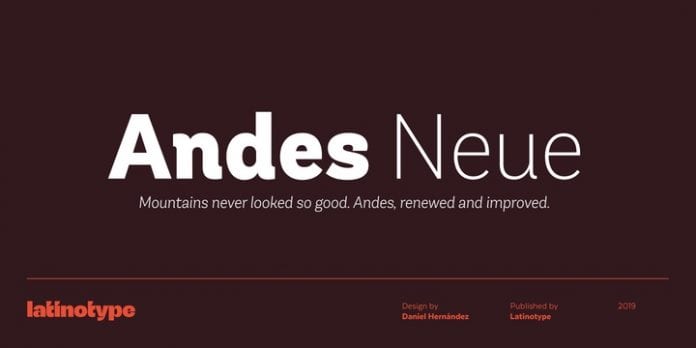 Andes Neue Font