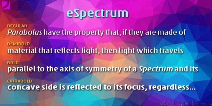 eSpectrum Font