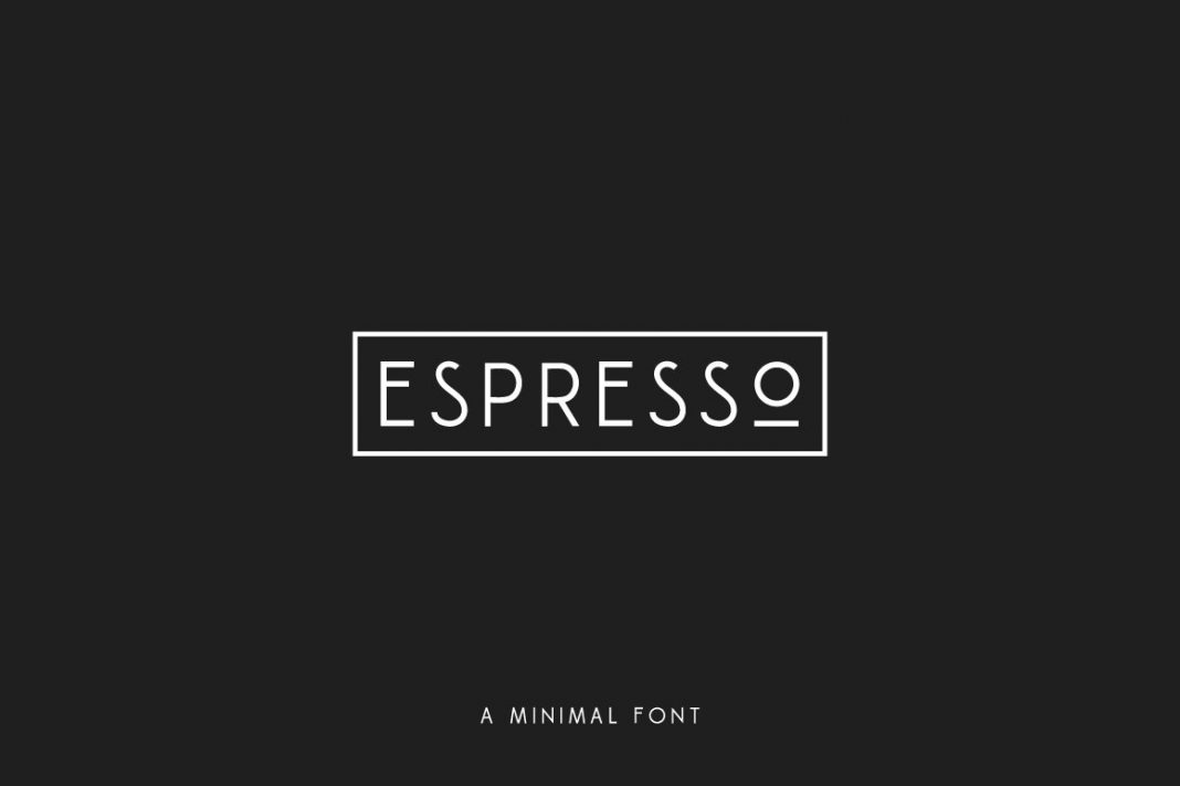 Espresso – Minimal Display Font