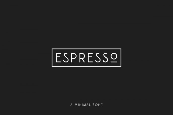 Espresso – Minimal Display Font