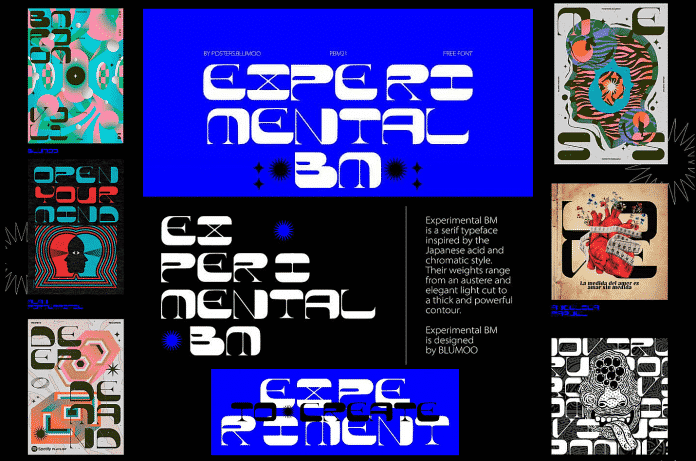 Experimental BM Typeface Font