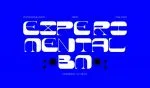 Experimental BM Typeface Font