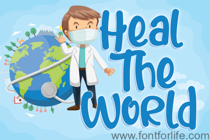 Heal The World Font