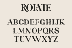 Rolate Font