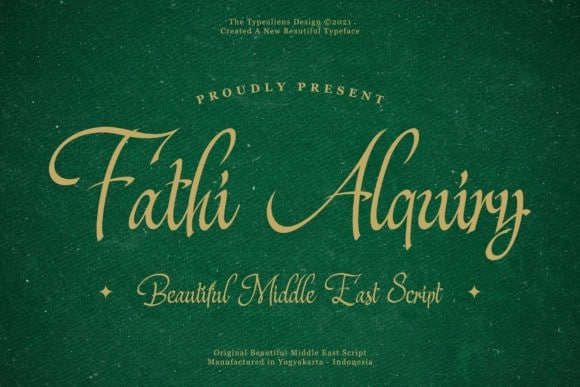 Fathi Alquiry Font