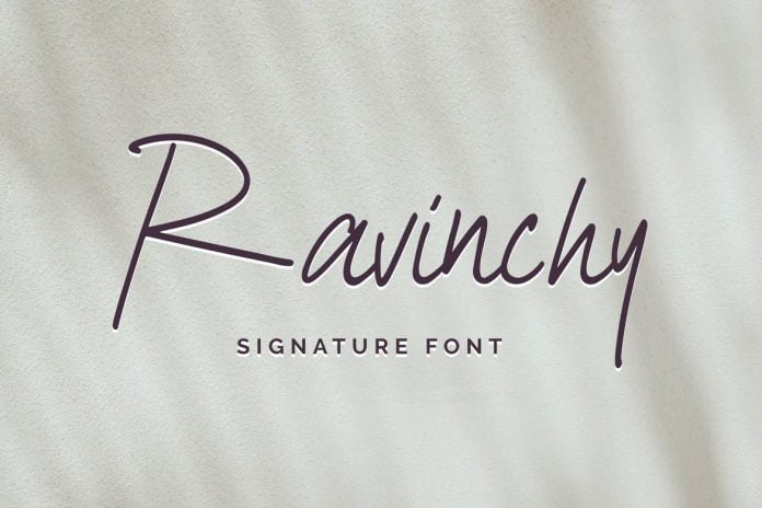 Ravinchy - Signature Font