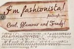I`m Fashionista! Font