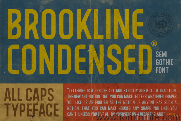 BROOKLINE Font