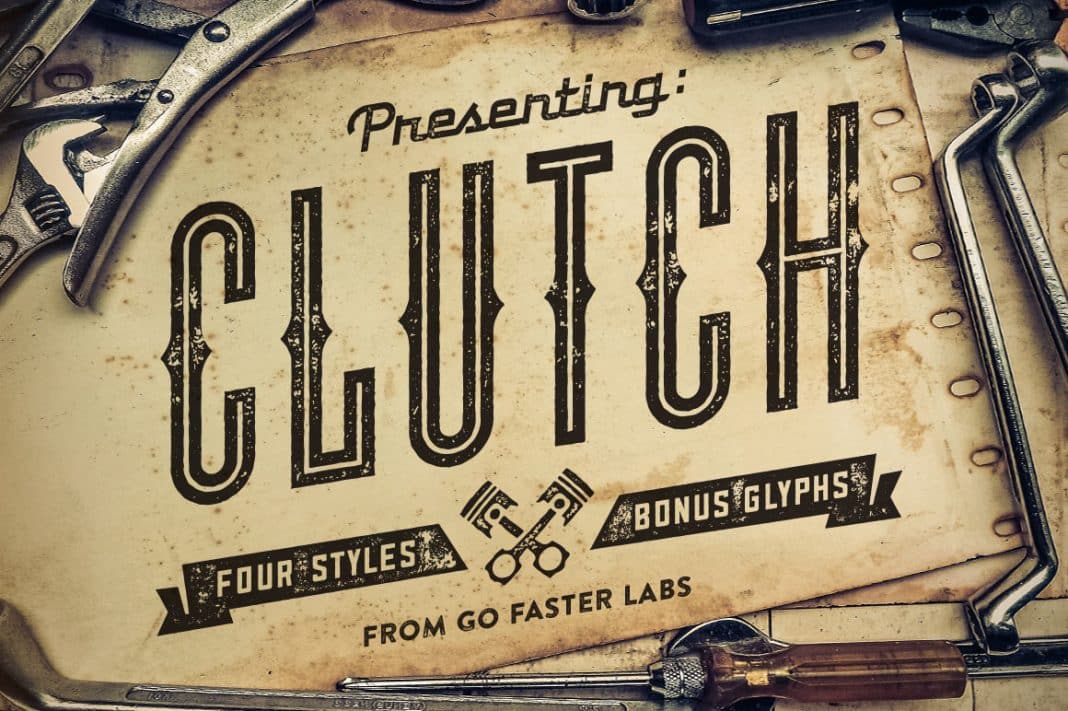 Clutch Family 4 Styles + Bonus Font