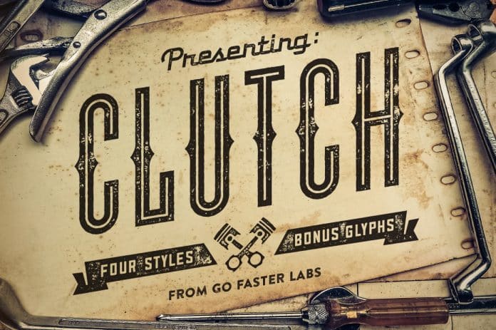Clutch Family 4 Styles + Bonus Font