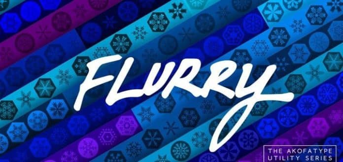 Flurry Snowflake Font