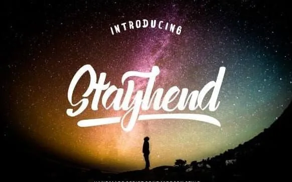 Stayhend Script Sans Font