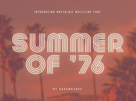 Summer Of 76 Font