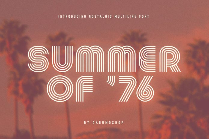 Summer Of 76 Font