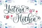 Gothan Script Font