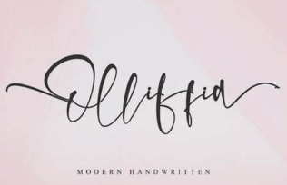 Olliffia Font