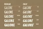 Galore Font