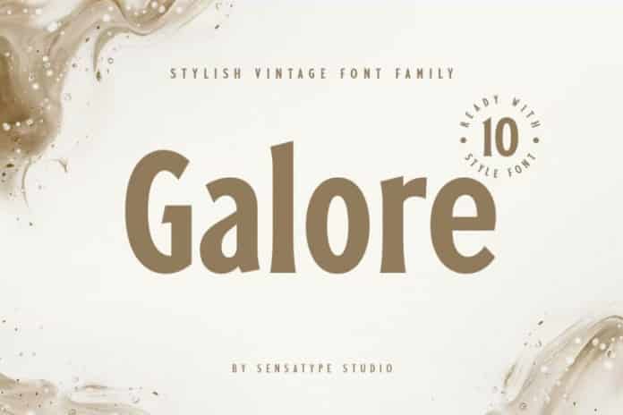 Galore Font