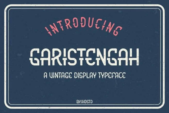 Garistengah Font