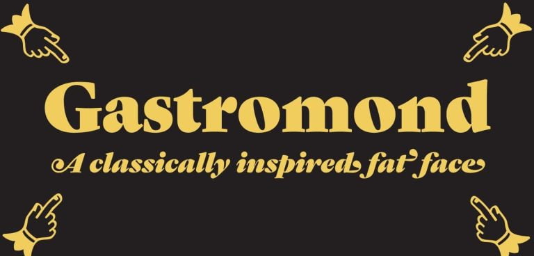 Gastromond Font Free Download