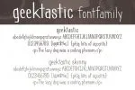 Geektastic Font Family