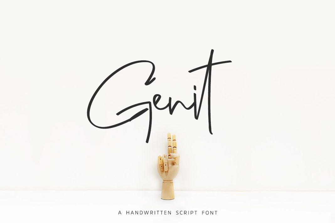 Genit Classy Handwritten Font