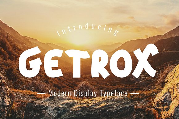 Getrox Typeface Font