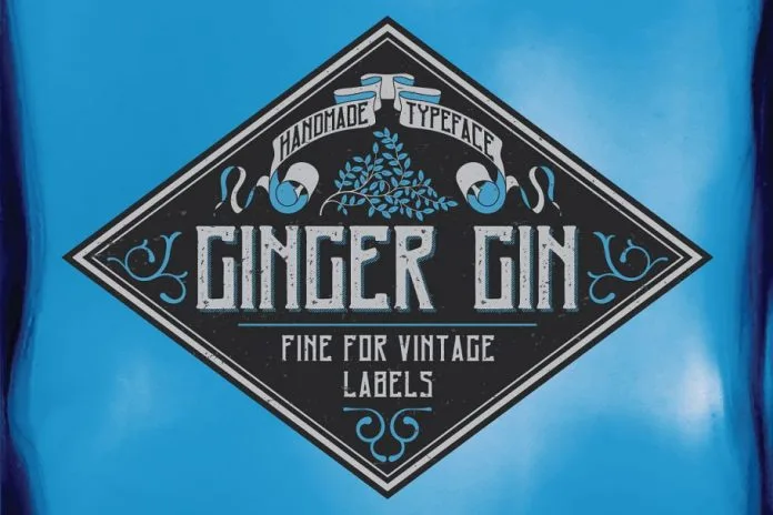 Ginger Gin Label Typeface Font