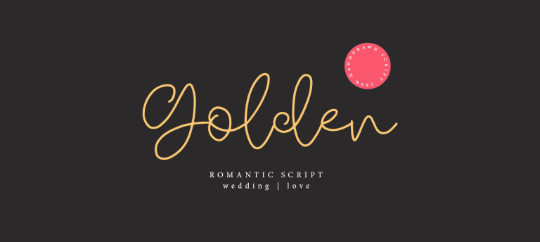 Golden Font Free Download