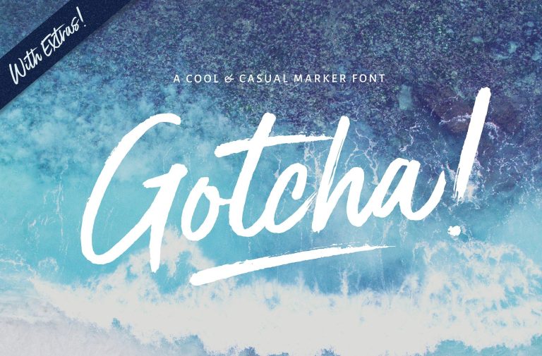 Gotcha Marker Font Free Download