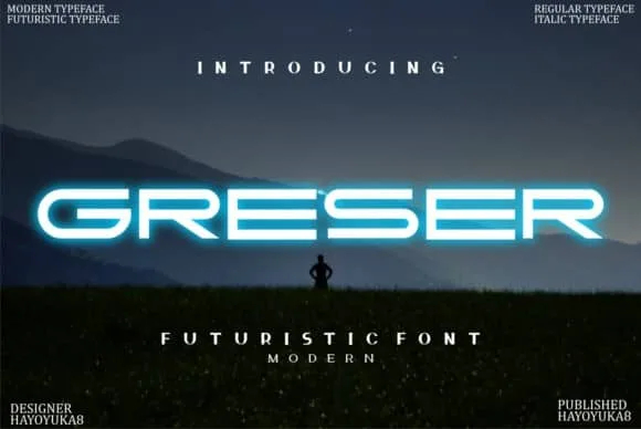 Greser Display Font