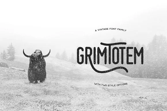 Grimtotem Typeface Font Grimtotem Typeface Font