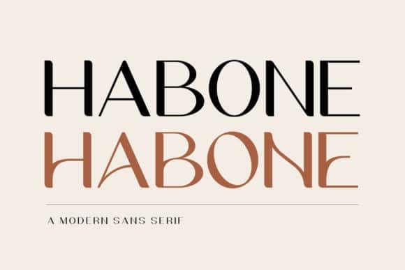 Habone Font