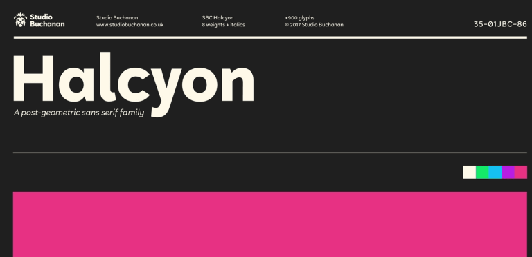 Halcyon Font Free Download