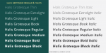 Halis Grotesque Font Family