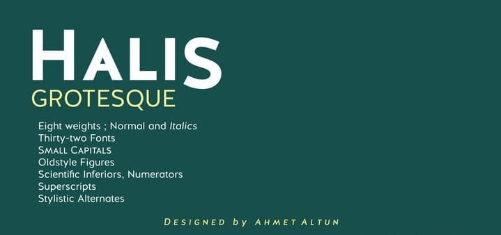 Halis Grotesque Font Family