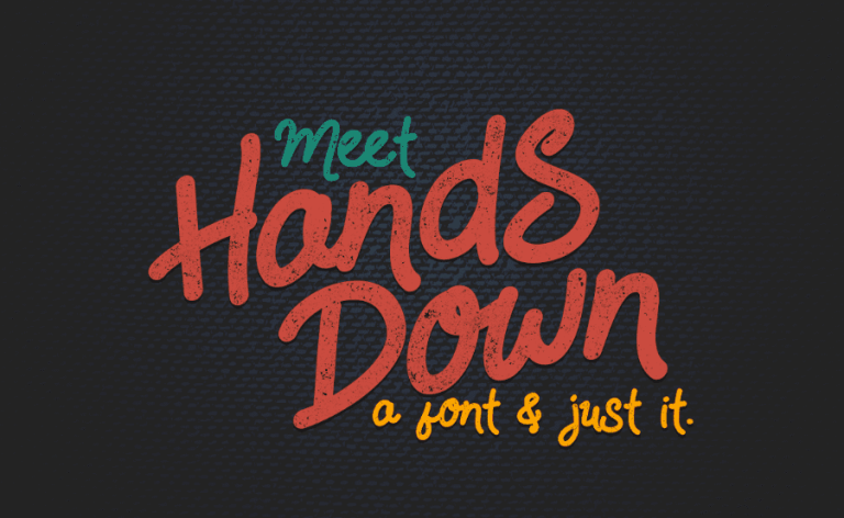 Hands Down Font Free Download