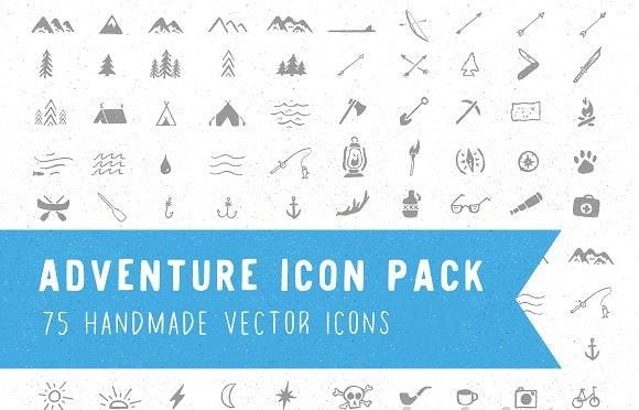 100+ PREMIUM HANDDRAWN ADVENTURE SET FREE DOWNLOAD